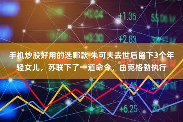 手机炒股好用的选哪款 朱可夫去世后留下3个年轻女儿，苏联下了一道命令，由克格勃执行
